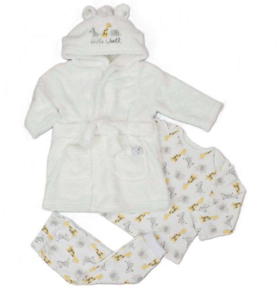 Baby Hello World Plush 3PC Set 3-24 Months